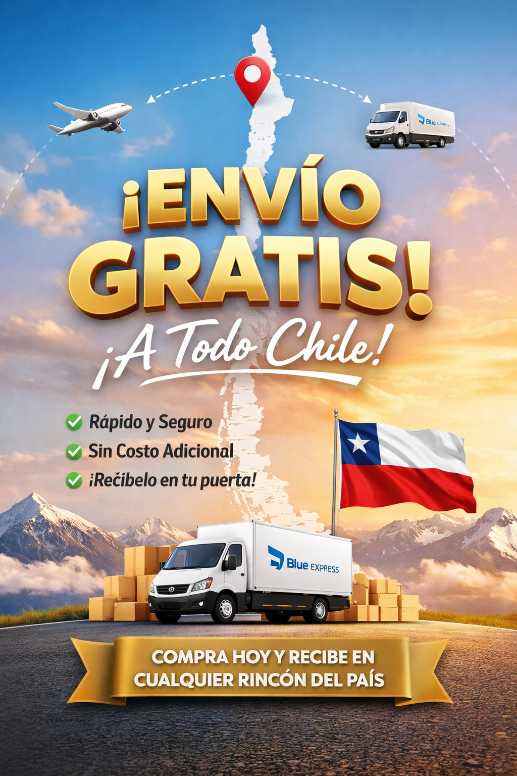 Envío Gratis a Todo Chile